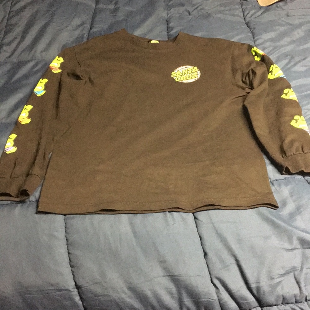 Santa Cruz x TMNT Sewer Dot Long Sleeve T-Shirt